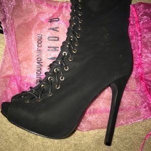 Long lace boots